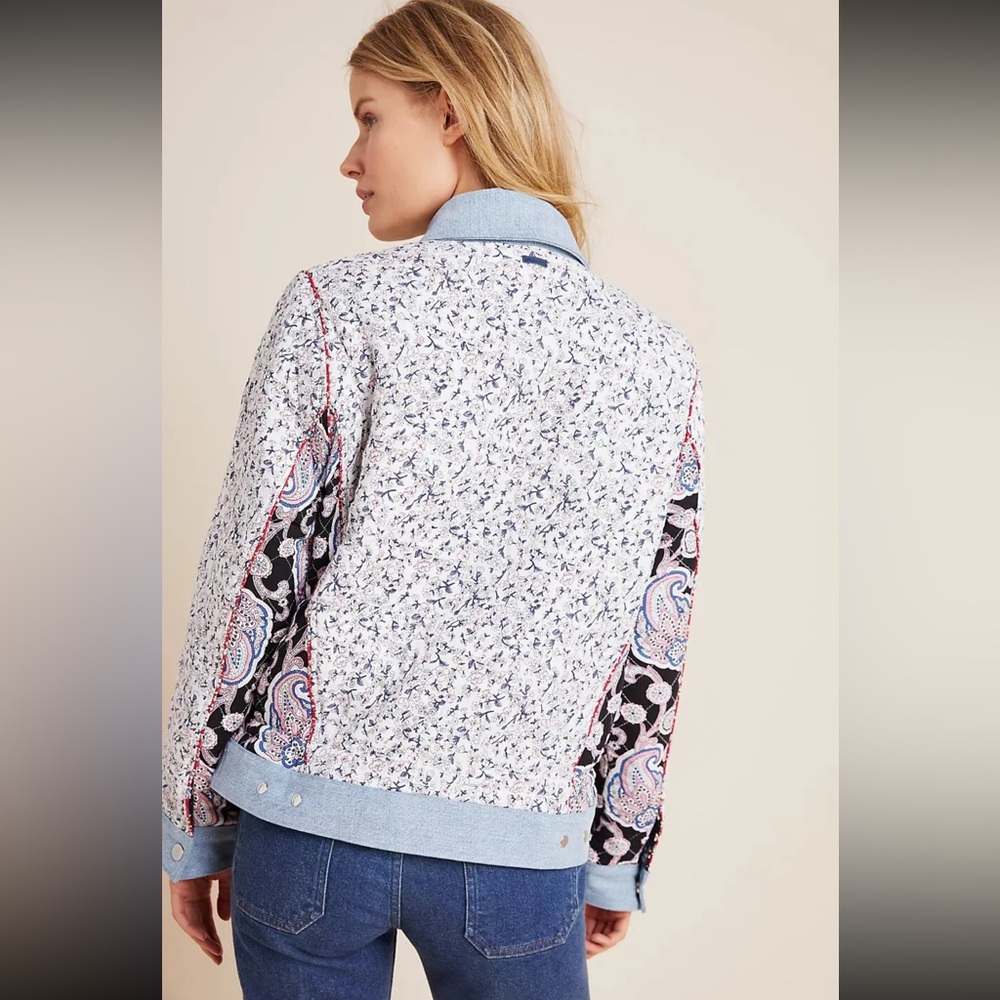 Anthropology Reversible Patch Work Jacket - image 6